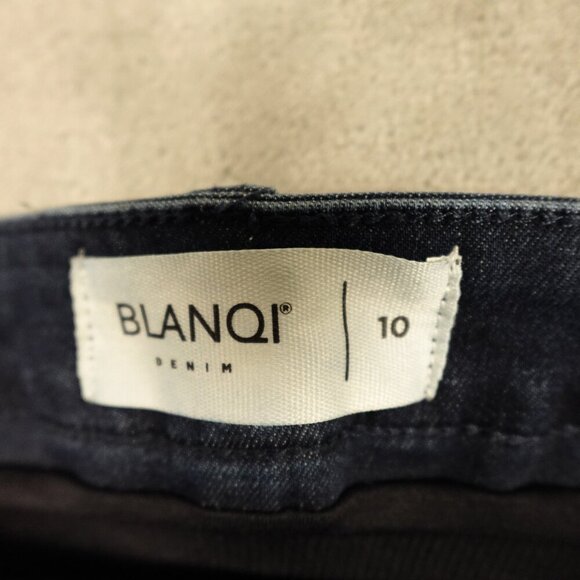 BLANQI Maternity Support Denim Jeans - Size 10‎ - indigo blue mid rise skinny - Picture 3 of 12